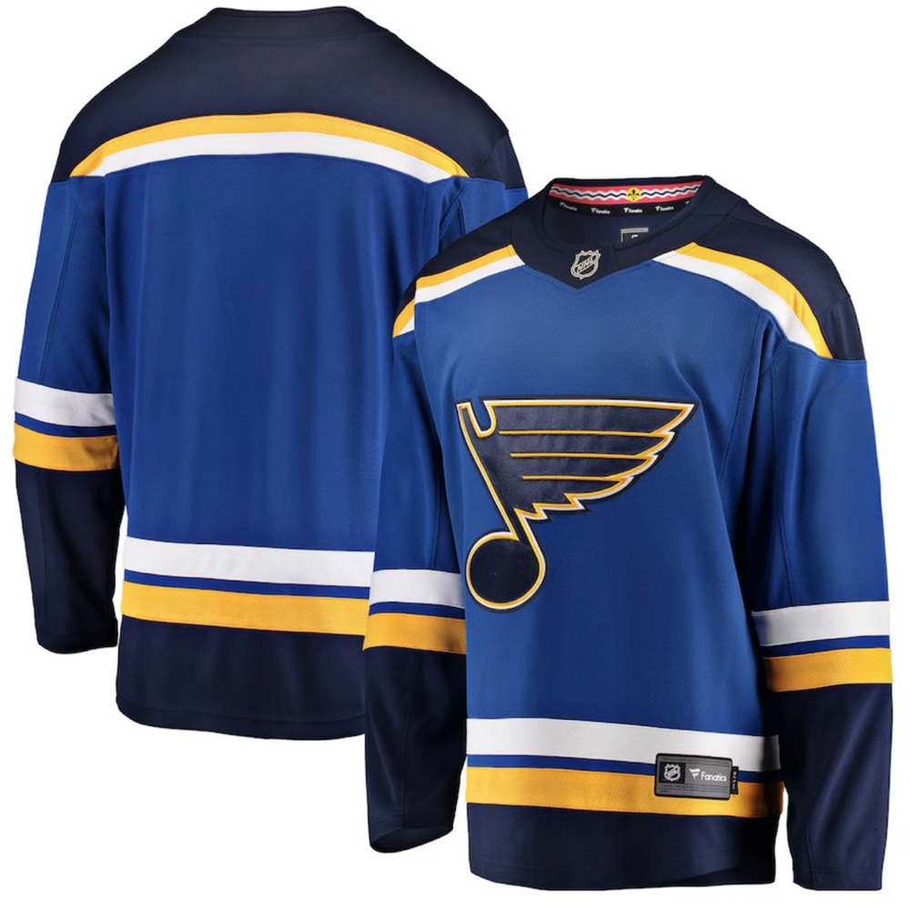 St. Louis Blues  Fanatics BREAKAWAY  Home Jersey - Men’s XL